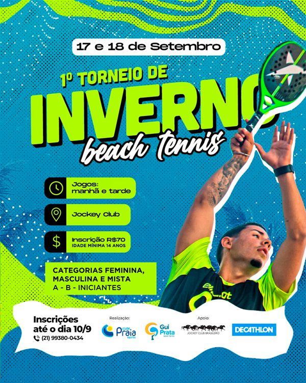 Confira o calendário de torneios de beach tennis em 2020